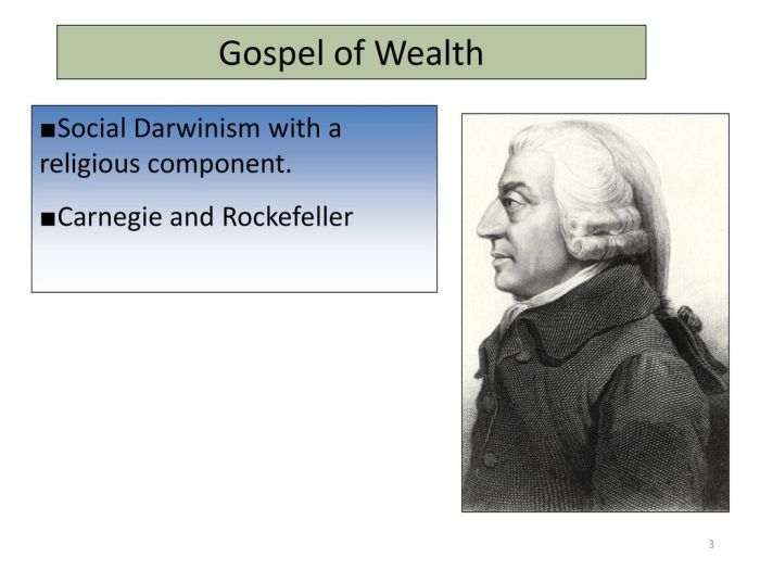 Gospel of wealth and social darwinism