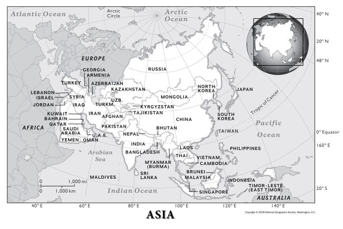 Asia eastern